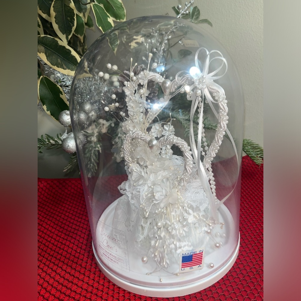 Laura Lees Decortive Heart Wedding Cake Topper - Picture 2 of 15
